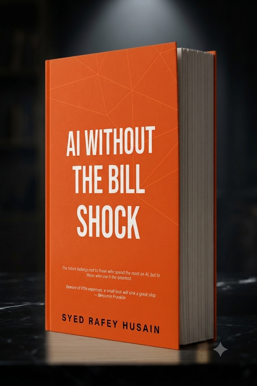 AI WITHOUT THE BILL SHOCK book presentation